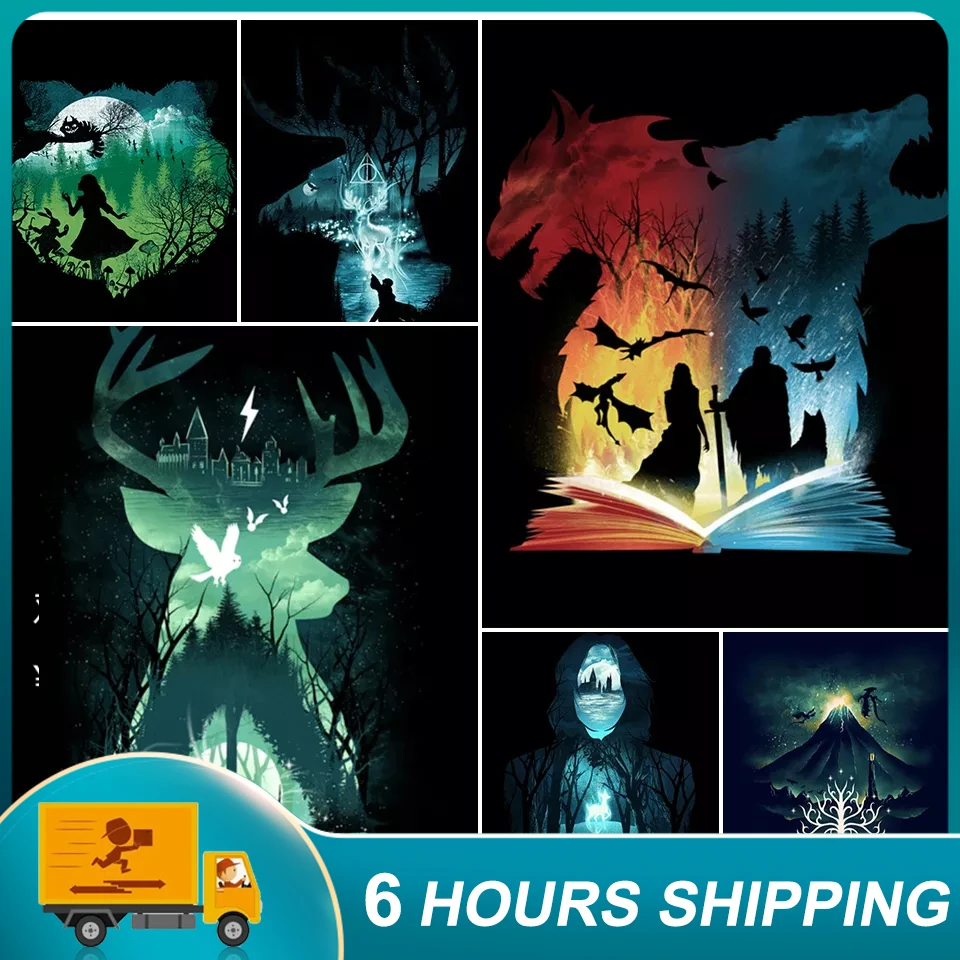 алмазная вышивка 5D алмазная мозаика «сделай сам», мультяшный фильм, книга, наборы для вышивки крестиком, полная выкладка, квадратная вышивк...