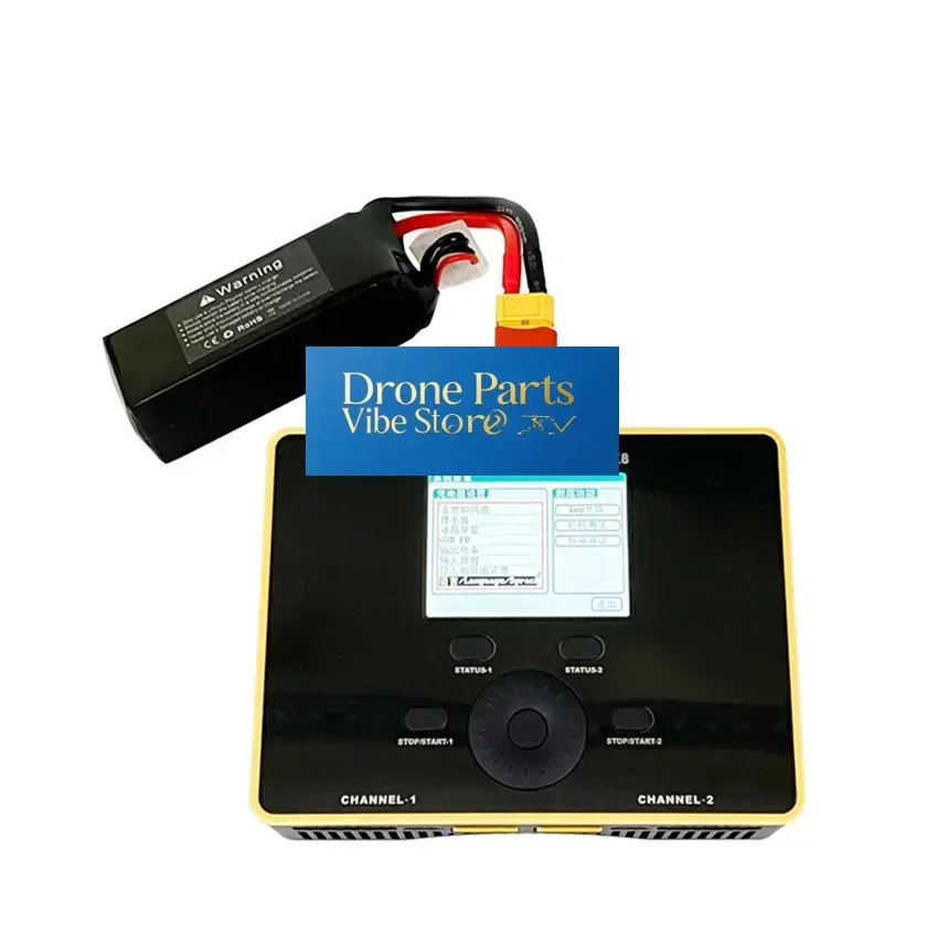 Фото Зарядное устройство ICharger DX8 1600W 30A с двумя каналами, высокой мощностью, для балансировки и разрядки LiPo/LiFe/LiH аккумуляторов радиоуправляемых самолетов и дронов. В наличии. №3