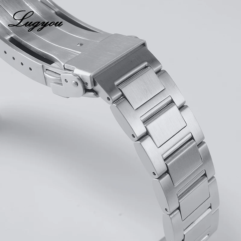 Cronos Watch Parts 18mm/20mm Brushed Stainless Steel Solid Clasp For 62MAS Watch Replacement Buckle