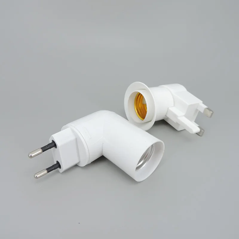 AC E26 E27 в США ЕС Великобритания держатель светодиодной лампы розетка на вилку