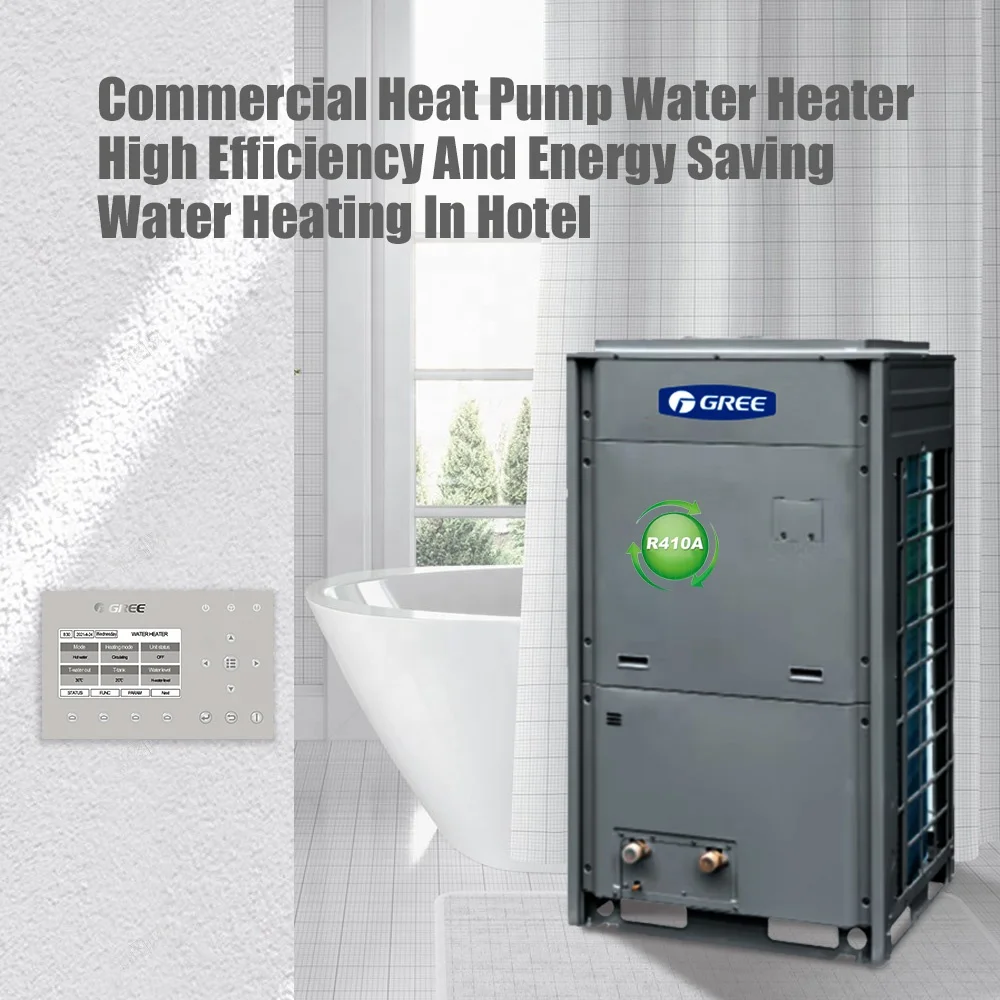 Gree 36 кВт Industrial -26C EVI горячая вода высокотемпературный тепловой насос