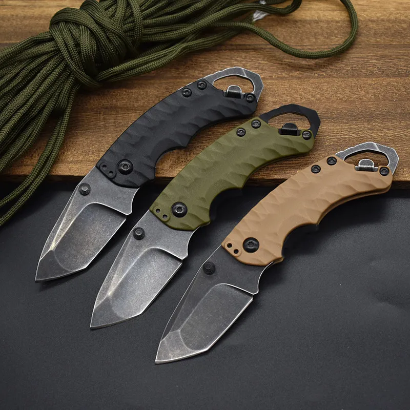 

Kershaw Shuffle II 8750 Manual Mini Folding Hunting Knife Blackwash Tanto Plain Edge Blade Tactical Survival Pocket EDC Knives