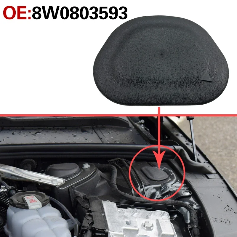 

8W0803593 для Audi A4 B9 A5 S4 S5 2017-2025, передняя амортизационная крышка, уплотнительная крышка, Вращающаяся крышка колеса