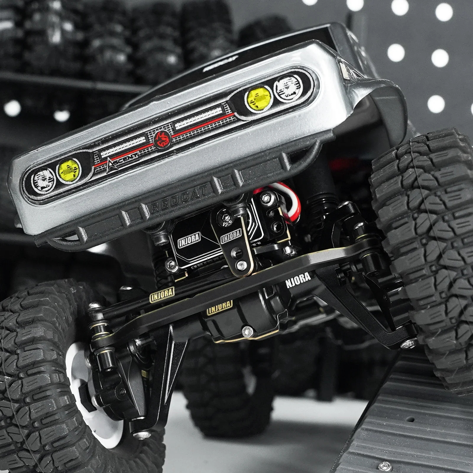 Полные портальные оси из латуни и алюминия для 1/18 RC Crawler Redcat Ascent-18 обновленная