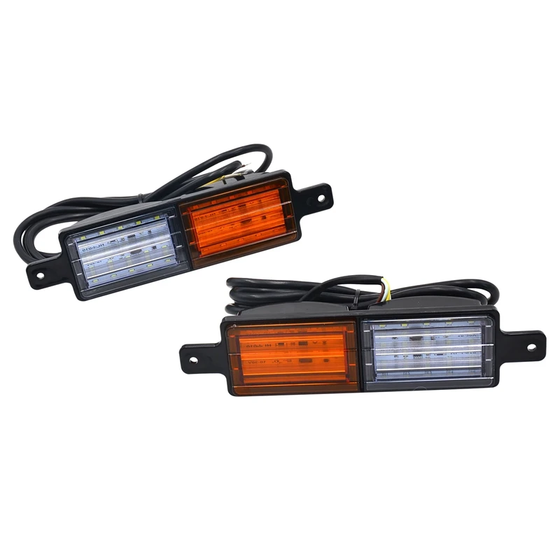 

Universal Wing Double Color Warning Lights Tail Lights Automobile Rear Lamps for Truck Vehicle DC 10-30V