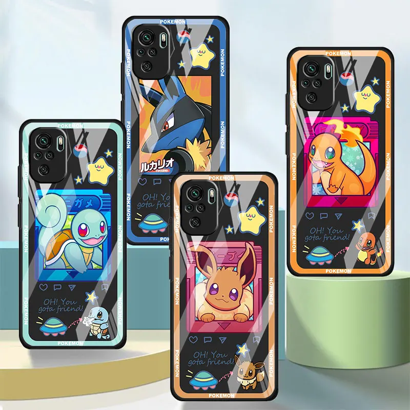 Чехол из закаленного стекла для телефона Xiaomi Redmi Note 10 Pro 12 4G 9S 8 11Pro K40 9 9C 11E 9A