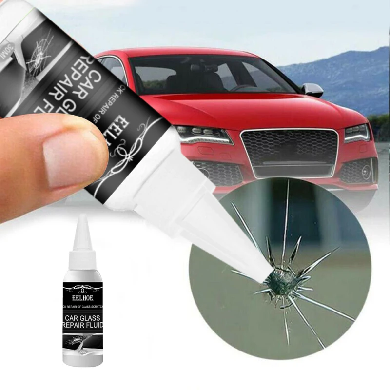 

30ml Car Windshield Cracked Repair Tool DIY Curing Glue Car Window Phone Screen Repair Kit Auto Glass Scratch Crack Restore Gel
