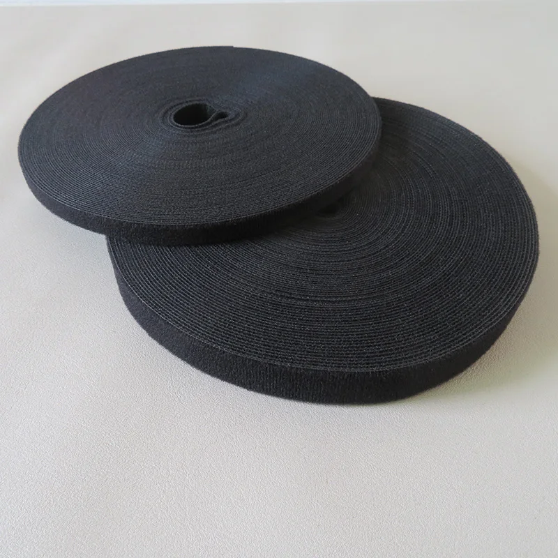 

25M/Lot 20mm Reusable Magic Hook And Loop Tape Self-adhesive Fastener For Bow Tie Data Cable Manaager Straps Garment Accessory