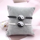 Плетеный браслет Багуа 2 в 1, браслеты для пар, браслеты Тай Чи от удачи, браслеты из сплава, браслеты на день рождения, браслеты в подарок любимым