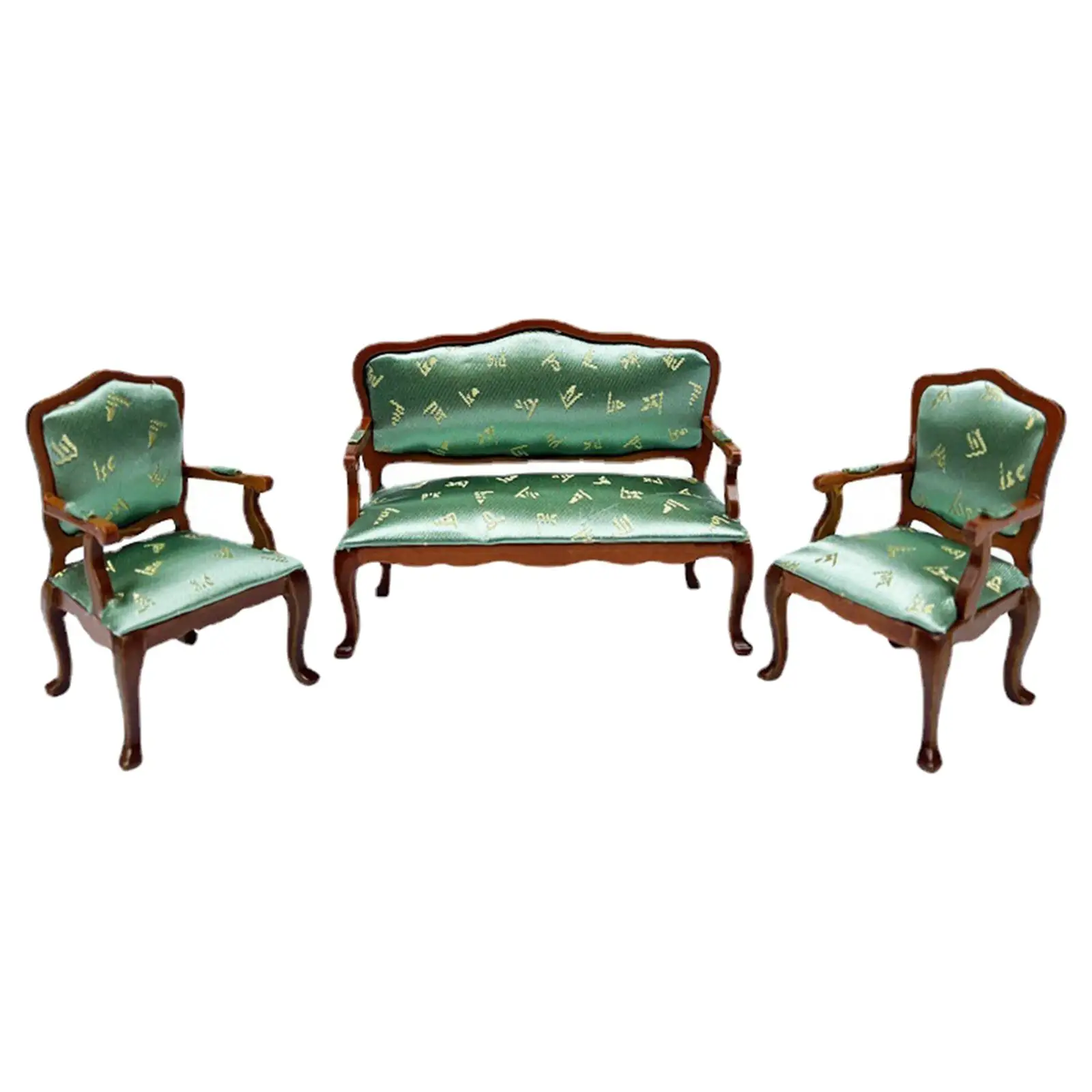 

3x 1:12 Mini Simulation Sofa Armchair Couch Doll House Scenery Life Scene Furniture Living Room Bedroom Home Decoration