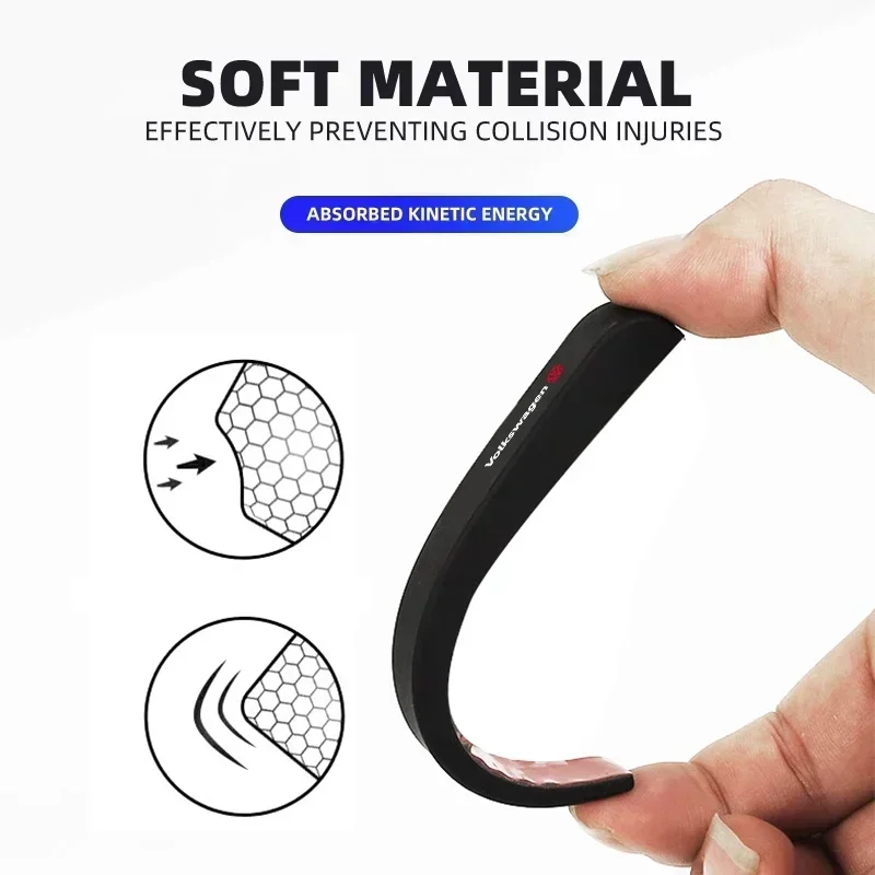 6 шт. защитная полоса для дверей автомобиля защита от царапин Volkswagen VW Touran Beetle Golf