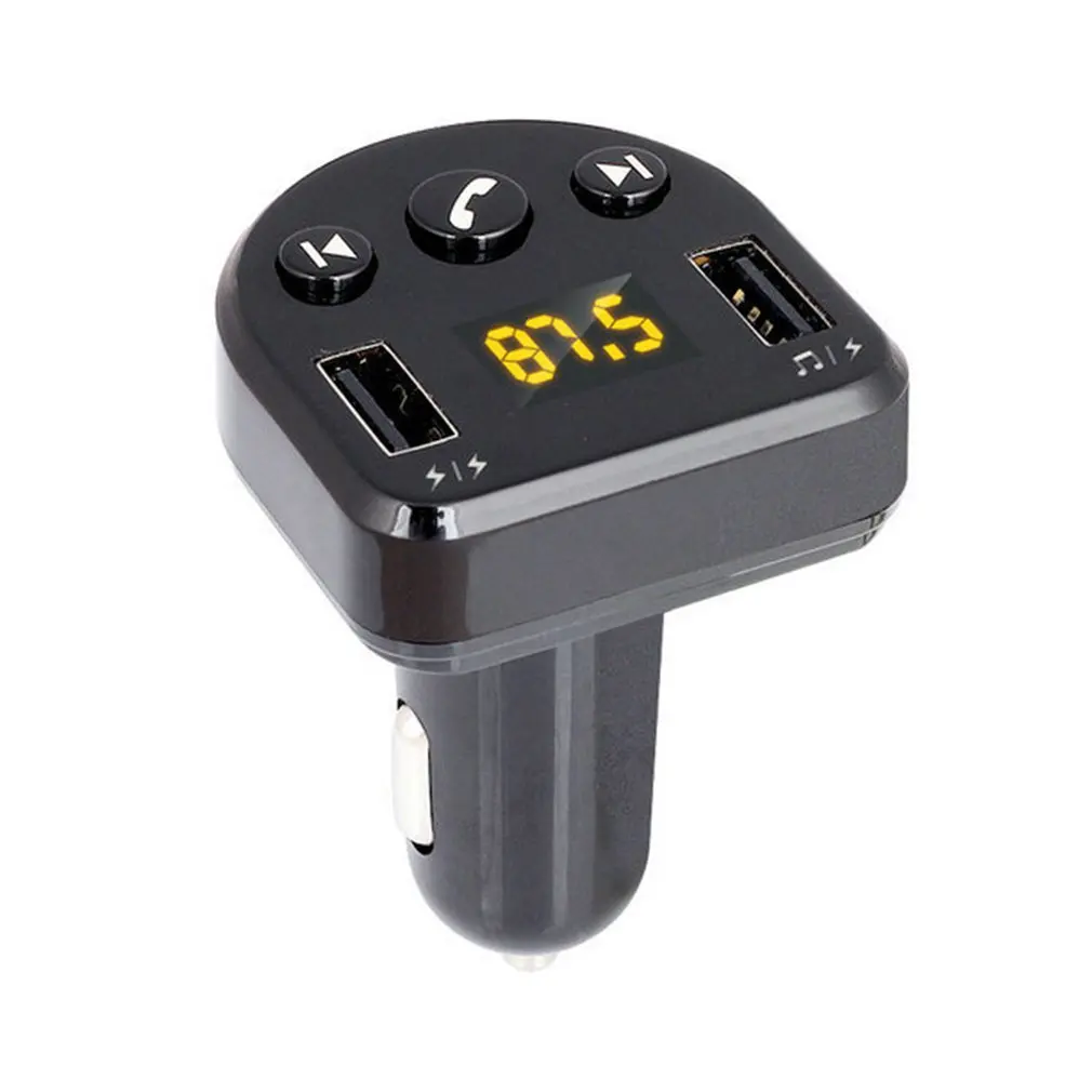 

Fm Transmitter For Cars Handsfree Receiver Car Kit With Mic/Tf Card / Usb Drive / Aux Playback For Iphone Ipad Android Phones