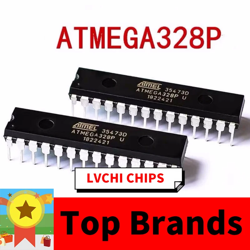 1-1000 шт. Φ DIP28 ATMEGA328P-PU DIP ATMEGA328P U DIP-28 328P-PU новая и оригинальная IC