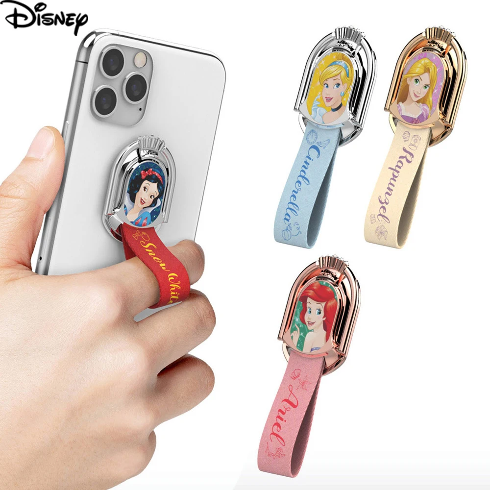 

Держатель для телефона из серии Disney Фильмы Золушка Автомобильный держатель навигации Рапунцель шнурок подвеска подарки для друзей