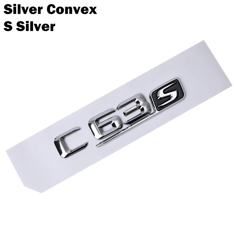 

Автотюнинг для Mercedes Benz AMG C Class W204 W205 C63 C63S буквенный логотип 3D ABS наклейка автомобильный задний багажник эмблема именная табличка наклейки