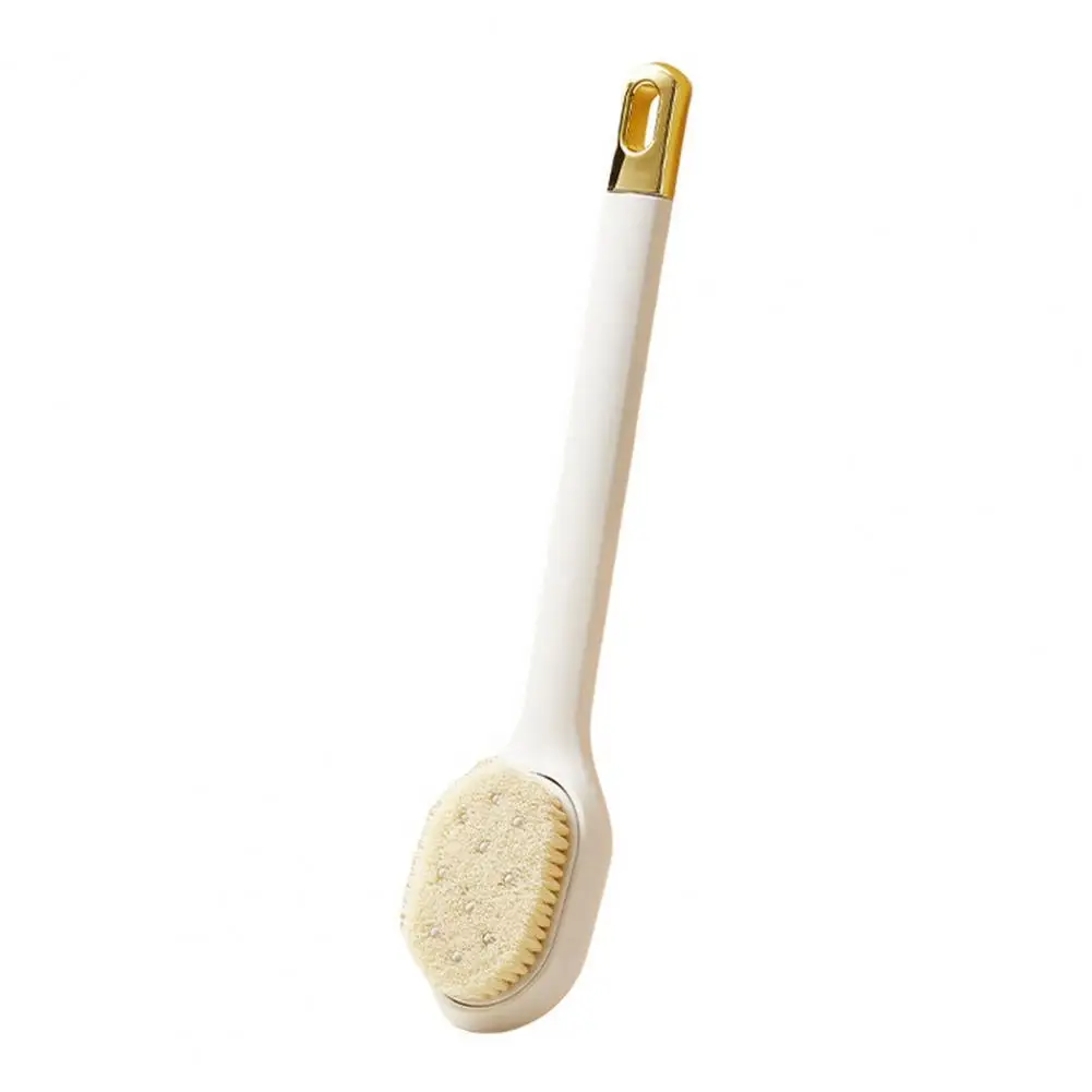 

Durable Back Scrub Brush Gentle Exfoliation Body Scrubber Long Handle Wear-resistant Back Scrub Brush Take A Bath
