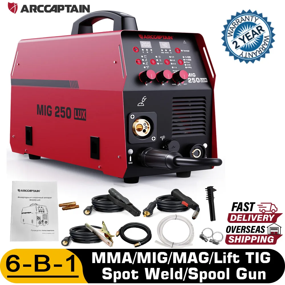 Сварочный аппарат ARCCAPTAIN MIG MAG MMA LIFT TIG