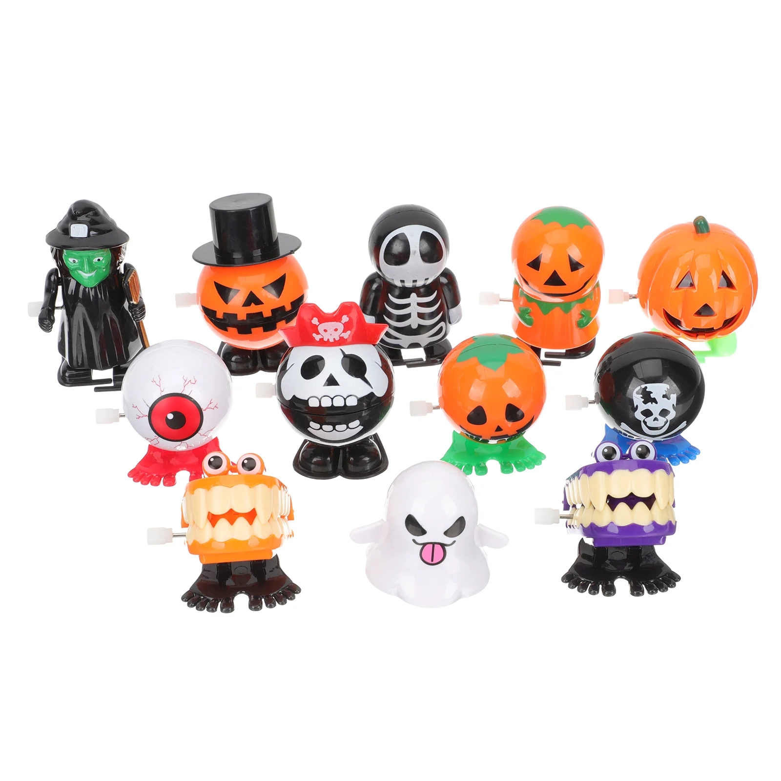 

12 шт., декоративные пластиковые игрушки в виде тыквы