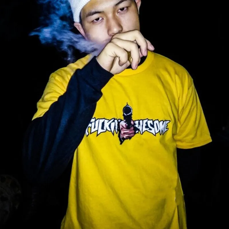 

Классные Футболки для парней, футболки с круглым вырезом и коротким рукавом, стандартные мужские футболки высшего качества, Мужская черная ...