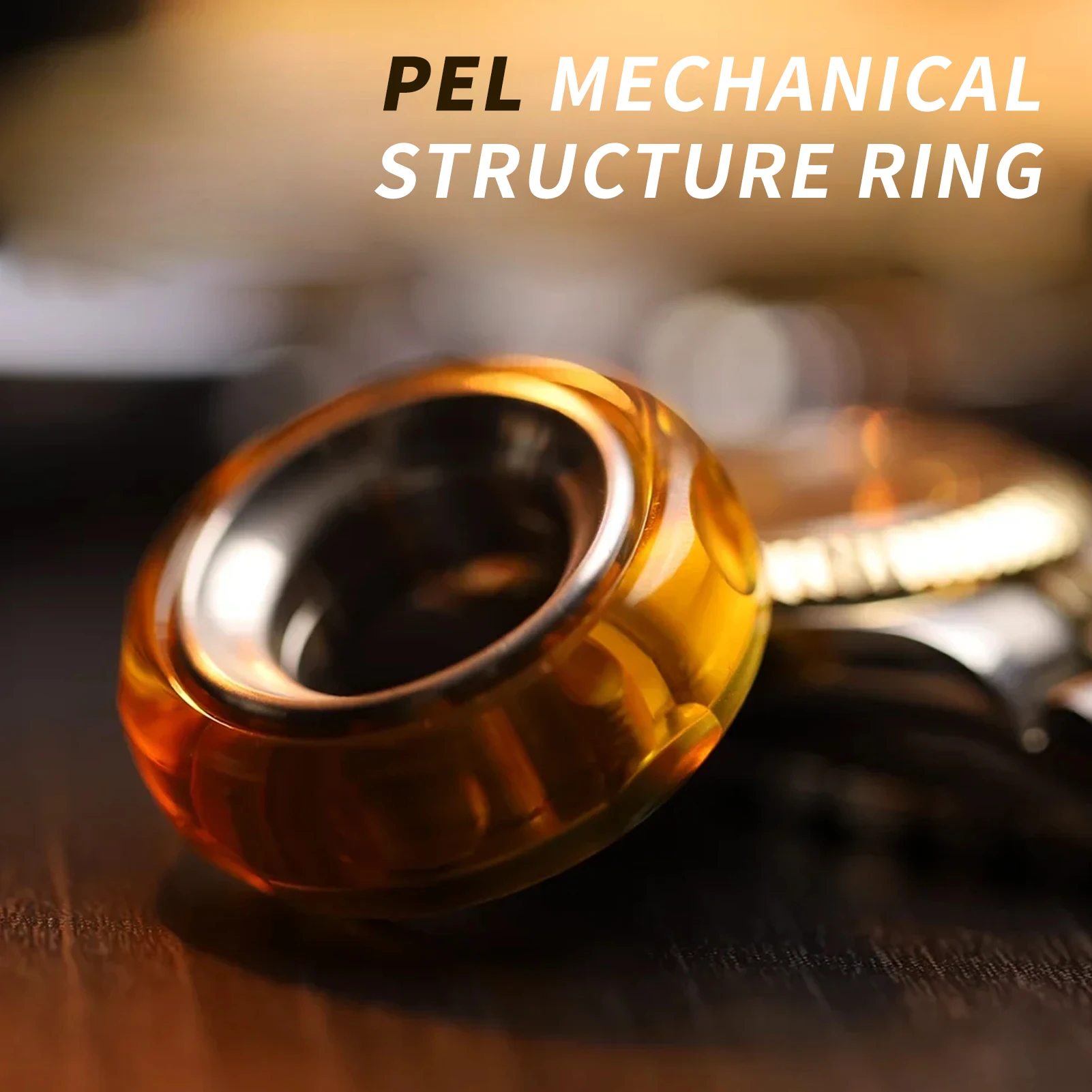 Кольцо с сыром металлический слайдер тактильный режим релаксация EDC