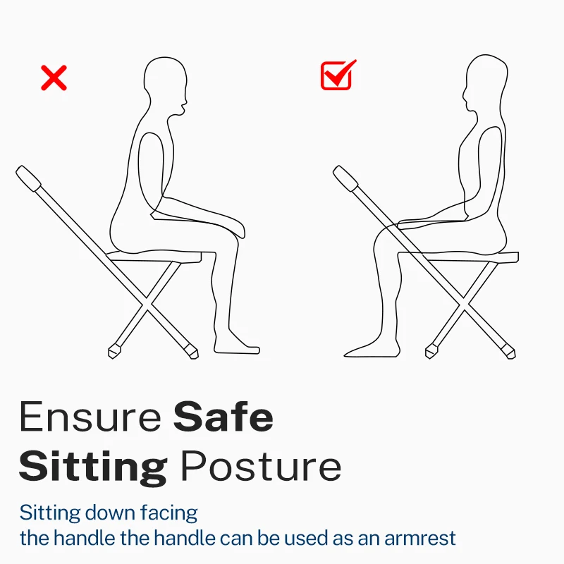 Складные трости с сиденьем цвет в ассортименте