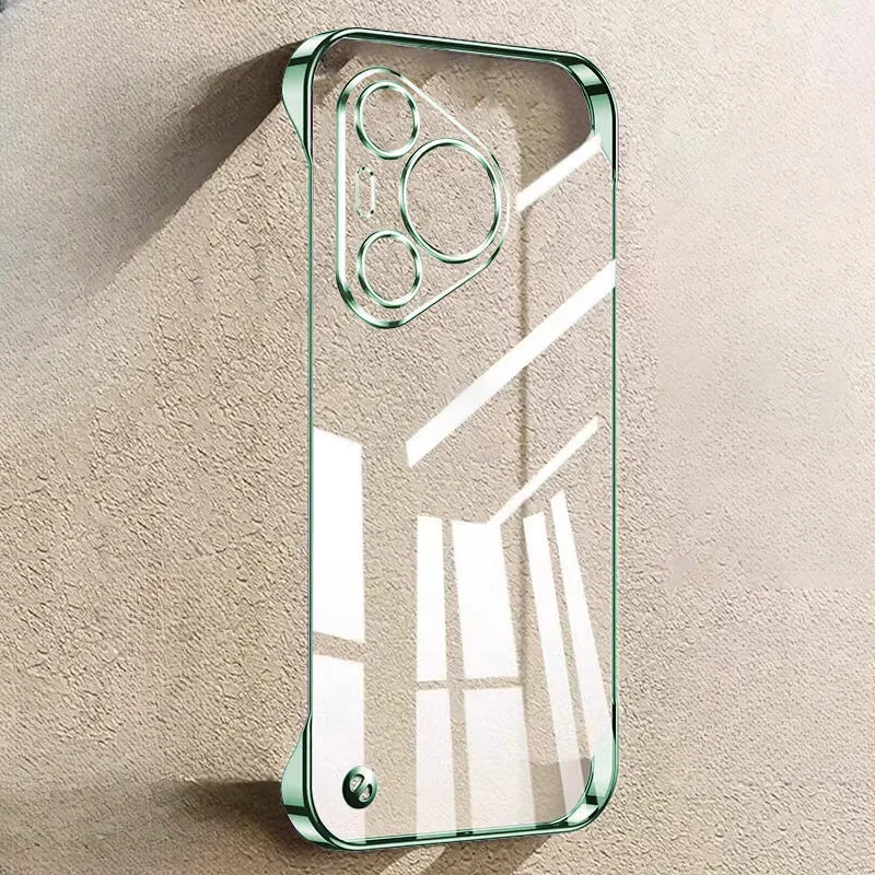 Бескаркасный прозрачный чехол с покрытием для телефона Huawei Pura 70 ультратонкая