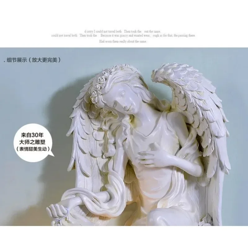 Украшение спальни настенный светильник с ангелом для лестницы винтажный бра со