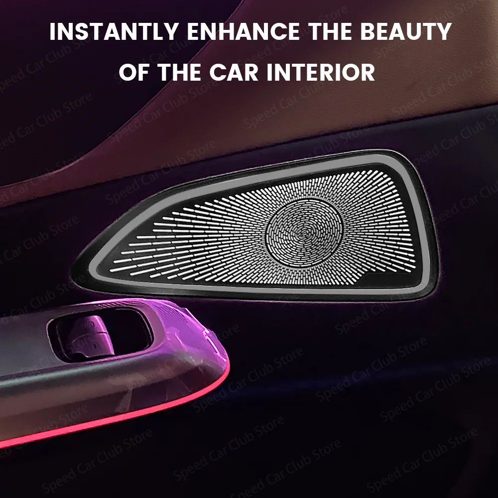 Декоративная накладка на динамик без LED-подсветки для Mercedes-Benz New E-Class W214, аксессуар для автомобильной аудиосистемы (art.: 3920da2e35927) - 3920da2e35927