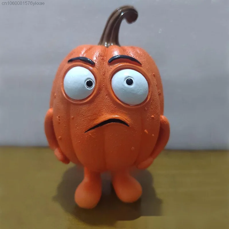

1pc Realistic Halloween Cute Pumpkin Figure For Home Outdoor Decoration Kawaii Gothic Yard Art And Garden Decor Figure Toy Yk2