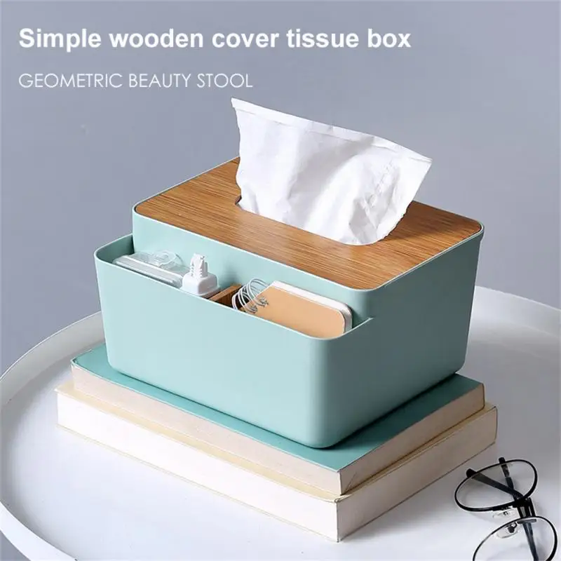 

Hanging Paper Napkins Tissue Box Wooden Tissue Holder Support Container Desktop Tv Tissue Box Baby Wet Towel Box