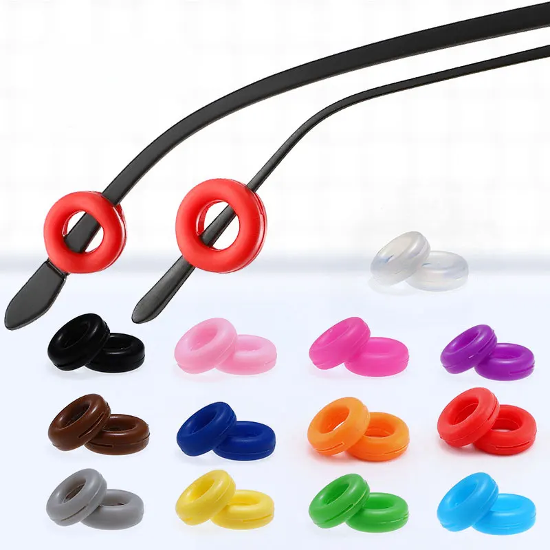 

10pairs Anti-slip Ear Hook Glasses Leg Silicone Ear Sleeve Bracket Fastener Eyeglasses Accessories Grip Anti-fall Eyewear Holder