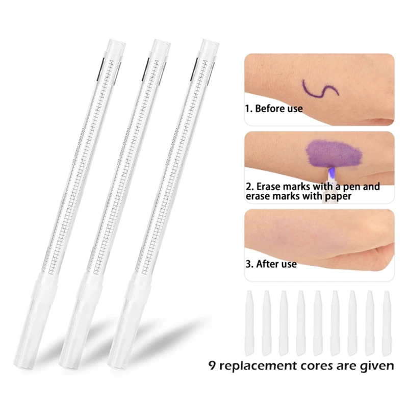 

3 шт., перо-маркер для удаления кожи бровей