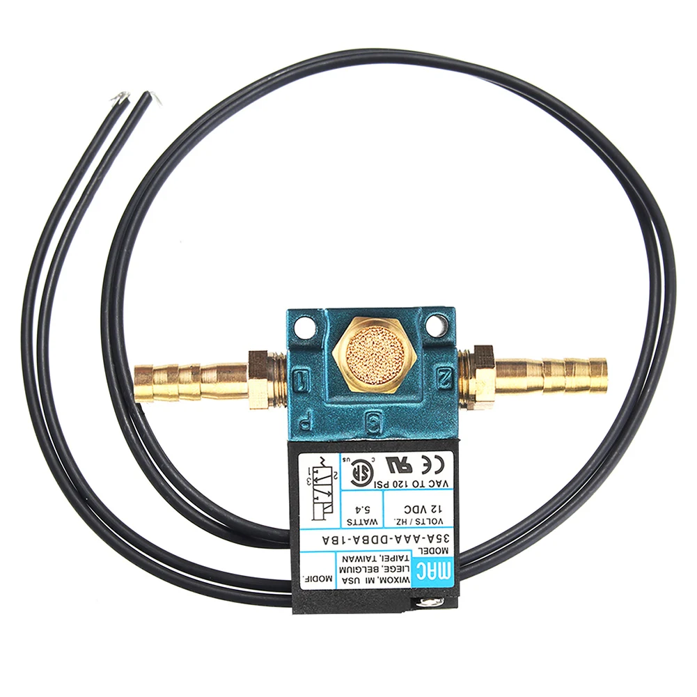

Electronic Boost Control Solenoid Valve 3-Ports DC 12V 5.4W Solenoid Valve with Connector for MAC Tool Accesory