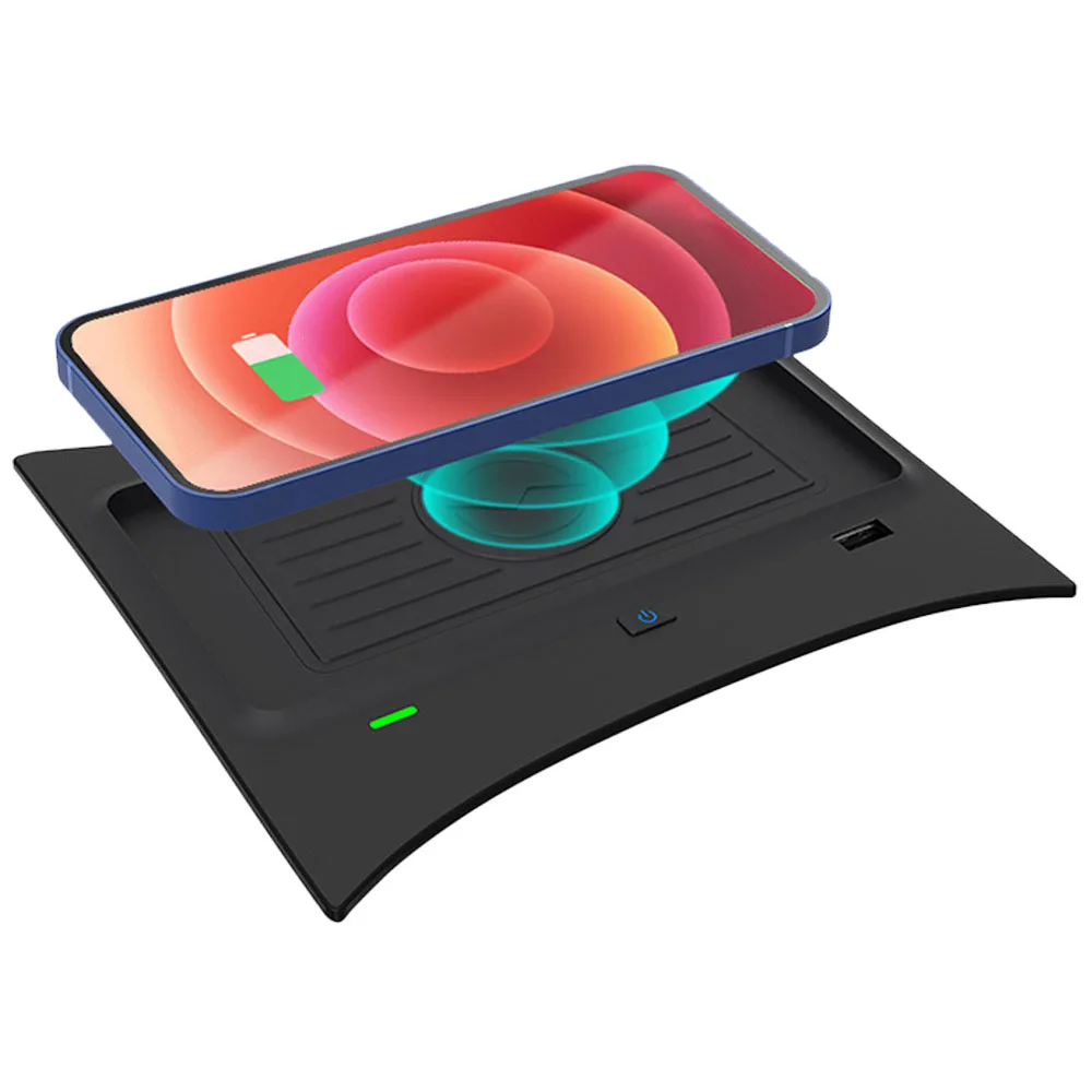 Автомобильная Беспроводная зарядная площадка для Nissan X Trail Rogue T32 ST 2014 ~ 2021 лоток