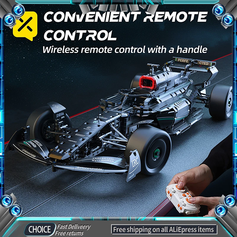 Техническая классическая формула F1 гоночный автомобиль с дистанционным