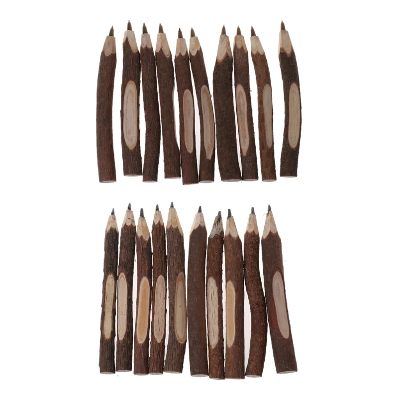 

Real Wooden Pens Ballpoint Pencil for Kids Child Party Birthday New Year Gift