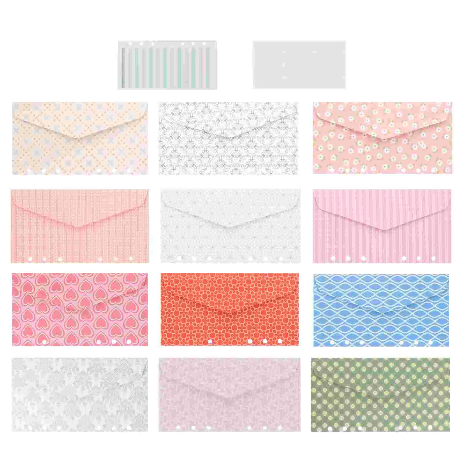 

Envelopes Cash Budget Envelope Binder Moneybudgeting Book Saving A6 Stuffing Record System Sheets Accountwith Zipper Decorative