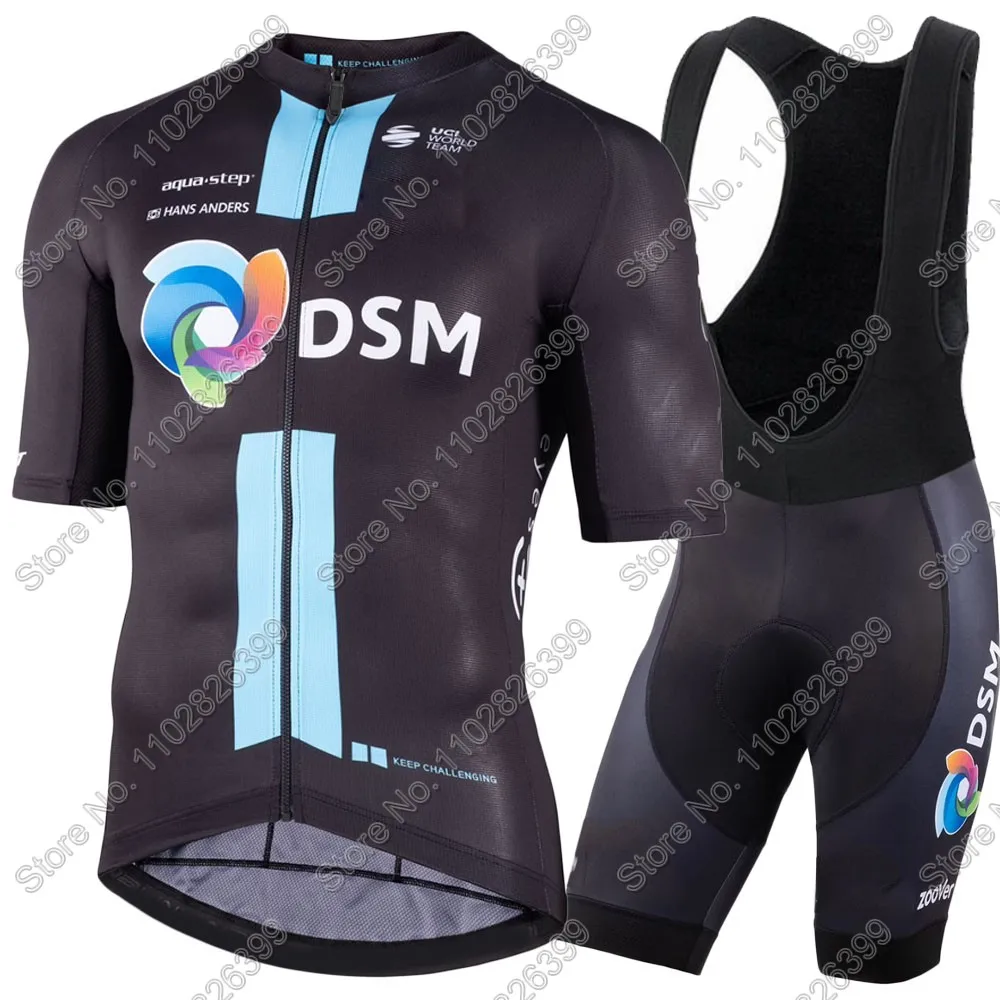 

2023 DSMFUL Team Cycling Jersey Set Netherlands Clothing Short Sleeve Road Bike Shirts Suit MTB Shorts Wear Maillot RopaMaillot