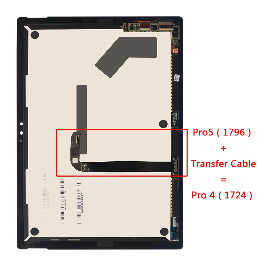 Высококачественный ЖК-дисплей для Microsoft Surface Pro 4 1724 (Surface 5 + Transfer = версия LG) с