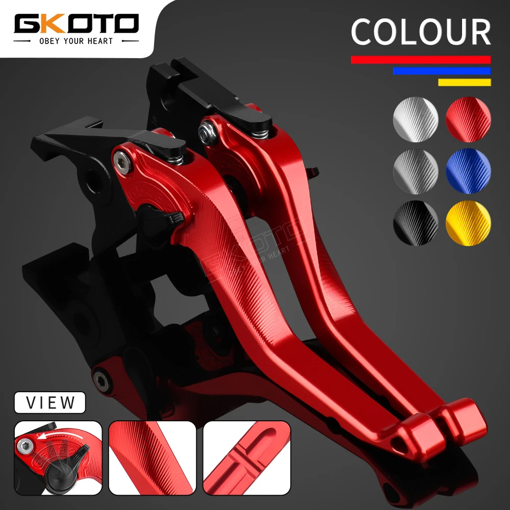 

For Vespa GTS 300 125 250 GTS300 GTS250 Motorcycle CNC Aluminum Adjustable Brake Clutch Lever Accessories