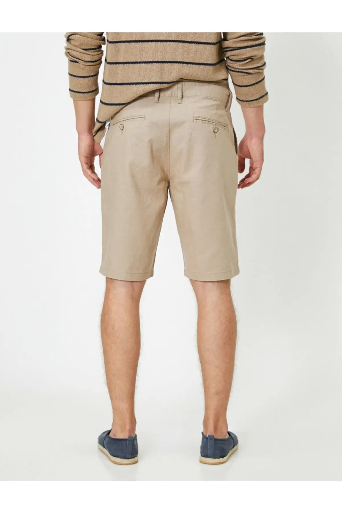 

Men's Shorts Men's Summer Shorts Male brown linen blends Pocket Shorts