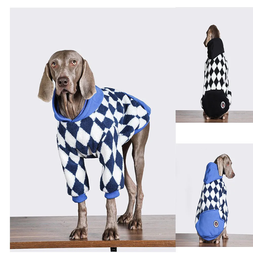

Big Medium Dog Sweatshirt Winter Clothes For French Bulldog Golden Retriever Hoodie Luxury Dog Clothes Free Shipping