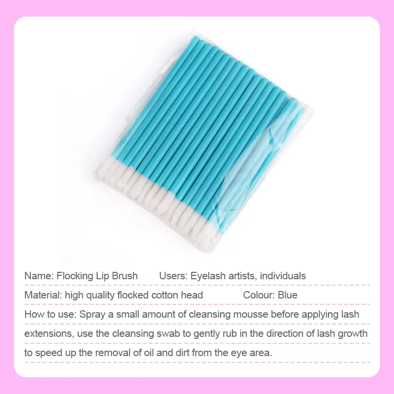 100 шт. одноразовые кисти для макияжа блеска губ помада палочки аппликатор полые