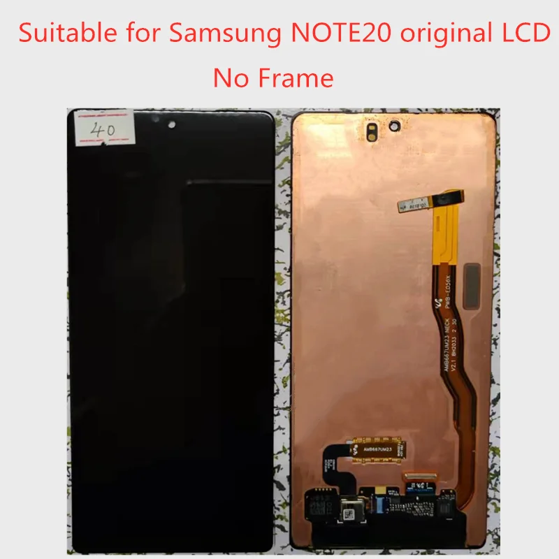 

Оригинальный AMOLED для Samsung Note 20 ЖК-дисплей для Samsung Galaxy Note20 дисплей SM-N980F/DS сенсорный экран дигитайзер с Dot