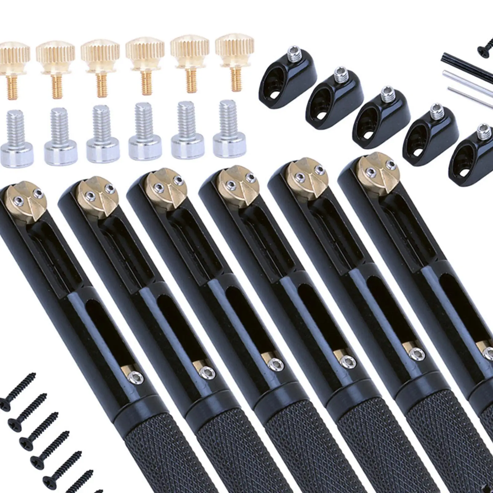 6-компонентный мост для электрогитары металлический хвостовик запасных частей