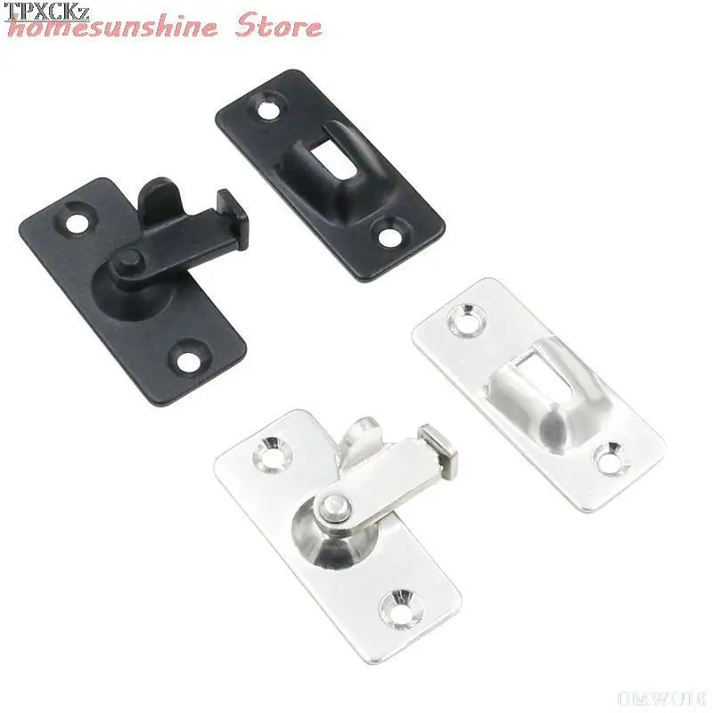 

New 90 Degree Stainless Steel Right Angle Door Latch Sliding And Bending Sliding Door And Window Door Buckle Screw Lock Hardware