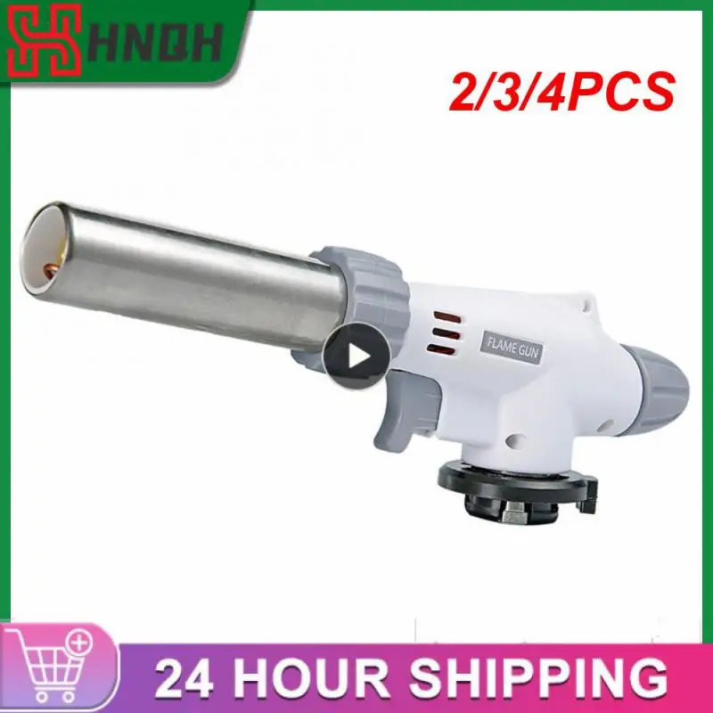 

2/3/4PCS Welding Torch 1300℃ Stable Head Flame Gun Resistant High Temperature Adjustable Flame Ignition Gun Kitchen Baking Tools