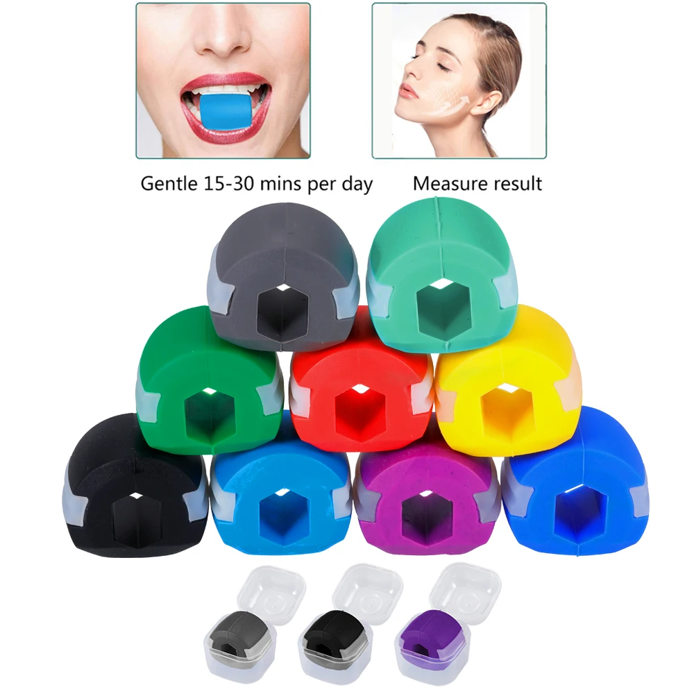 

Oral Fitness Face Masseter Women Men Facial Mouth Jawline Jaw Muscle Exerciser Chew Ball Bite Breaker Training V Shape Faceshape