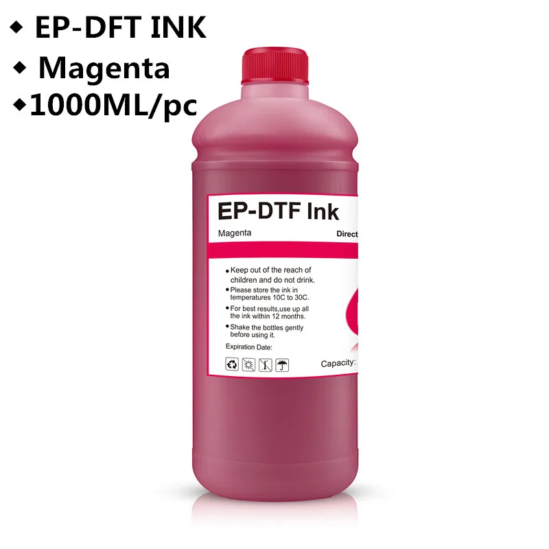 1000 мл чернила DTF для Epson L800 L805 DX5 DX7 XP600 I3200 I4720 I5113 переводной пленки пленочный