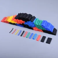 free shipping colours  Polyolefin Shrinking Assorted 2:1 Heat Shrink Tube Wire Cable Insulated Sleeving Tubing Set